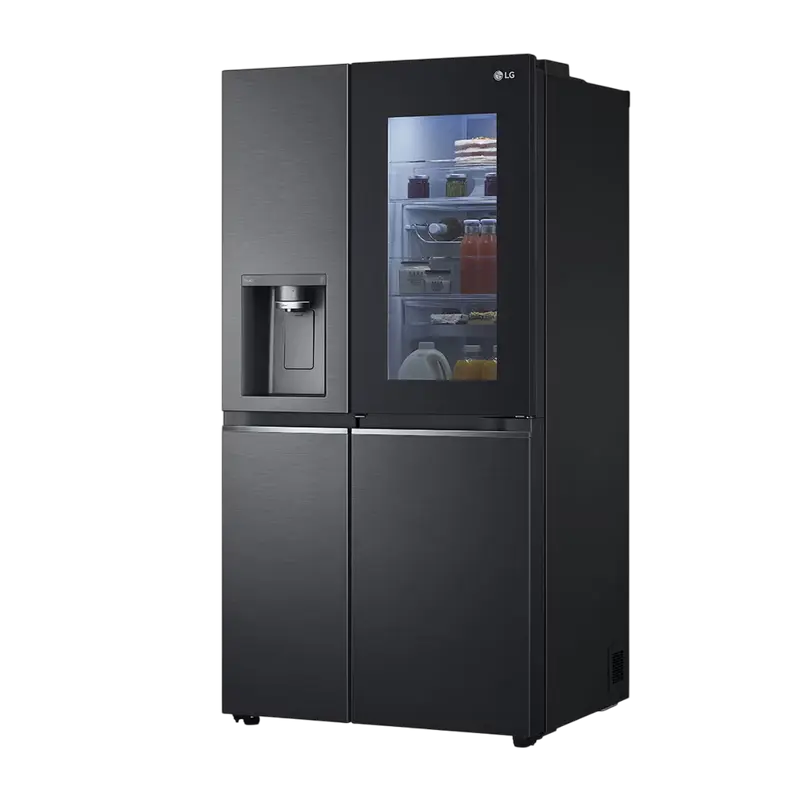 Холодильник LG GSXV90MCDE, InstaView Door-in-Door™, Чёрный