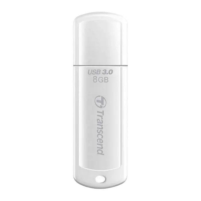 USB Flash накопитель Transcend JetFlash 730 8ГБ Белый