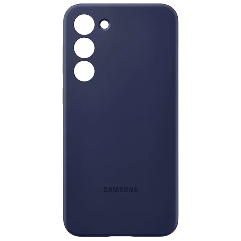 Чехол Samsung Galaxy S23+ Silicone Cover Силиконовый Чехол Темно-синии