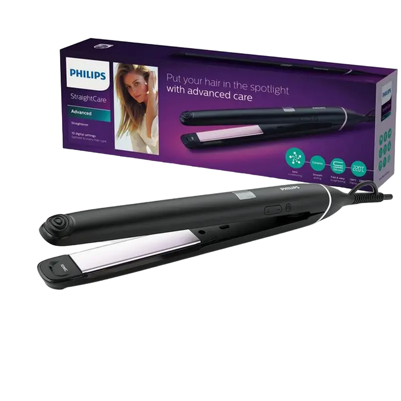Placă de păr Philips StraightCare BHS674/00