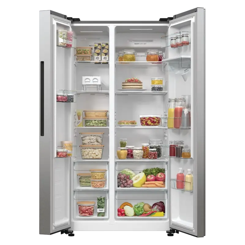 Холодильник Gorenje NRR9185EAXLWD Нержавеющая сталь