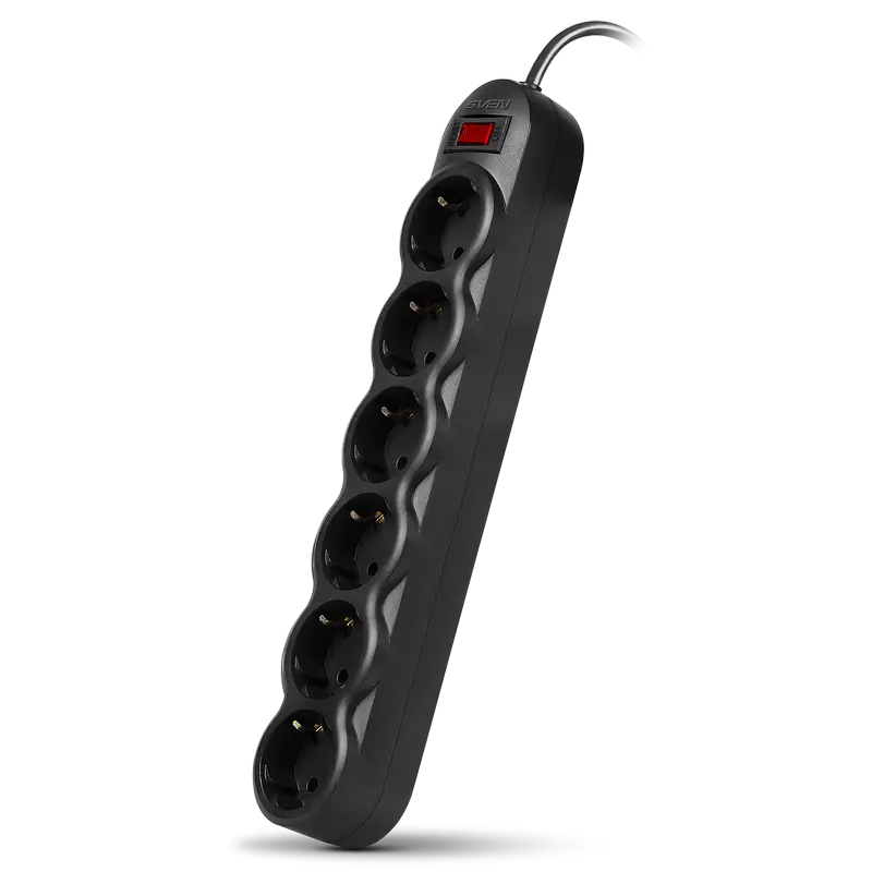 Prelungitor electric SVEN SF-06L Negru