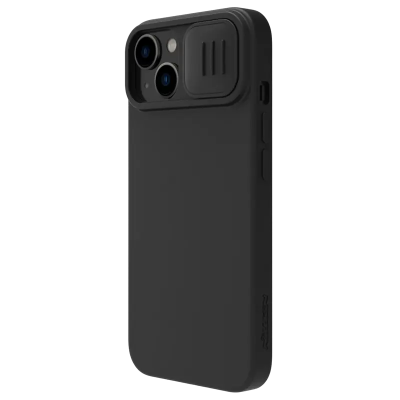 Чехол Nillkin Apple iPhone 15 Plus CamShield Silky Silicone CamShield Silky Elegant Black