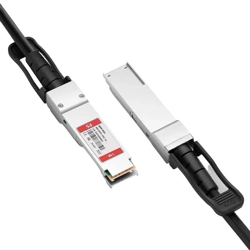 Кабель прямого подключения Gigaligth QSFP-H40G-CU1M Черный