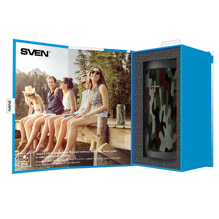 Boxă portabilă SVEN PS-210 Camuflaj