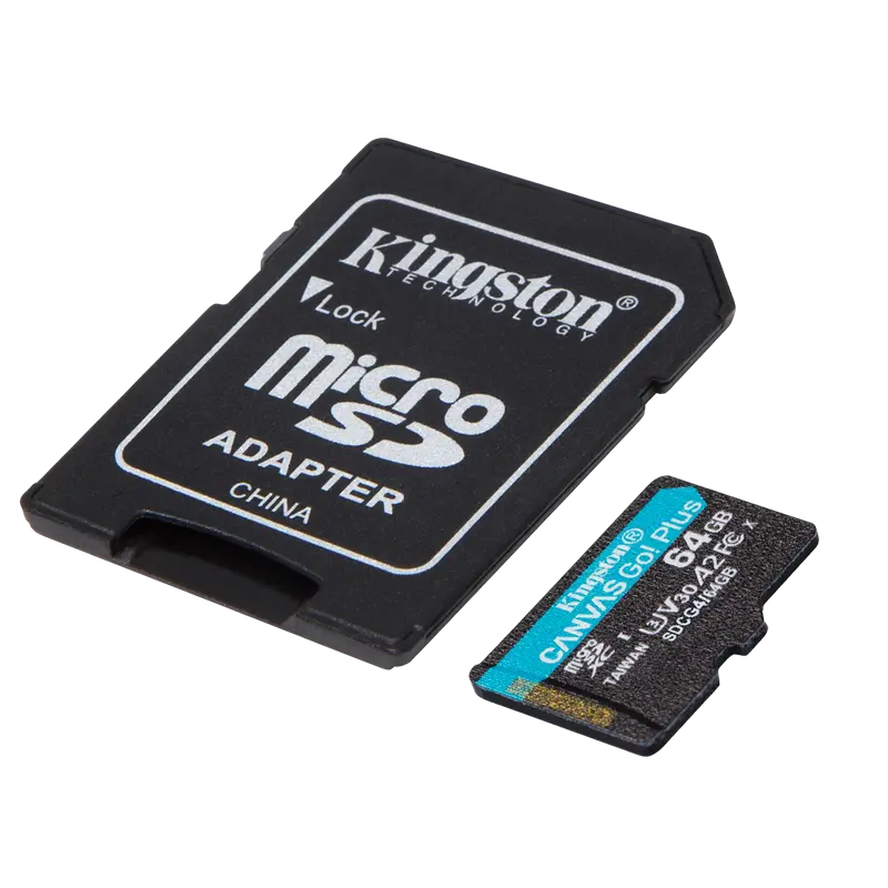 Карта памяти Kingston Canvas Go Plus Gen4 64ГБ