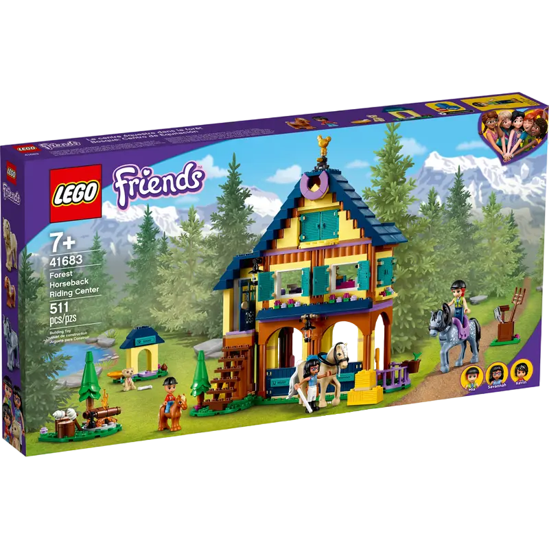 Конструктор LEGO Forest Horseback Riding Center Разноцветный