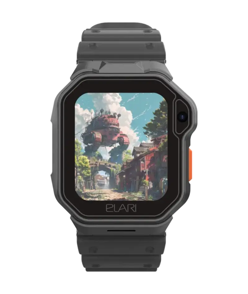 Ceas pentru copii Elari KidPhone Techno 4G Negru