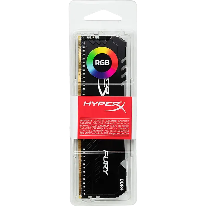 Memorie RAM Kingston HyperX FURY RGB HyperX FURY 16GB Negru