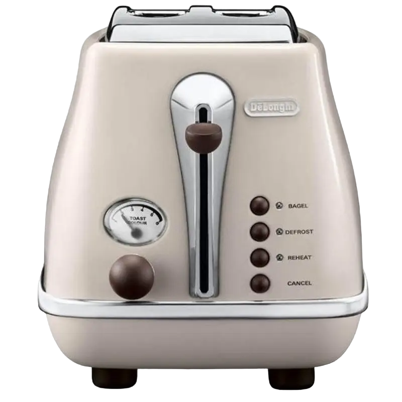 Тостер DeLonghi Icona Vintage Бежевый