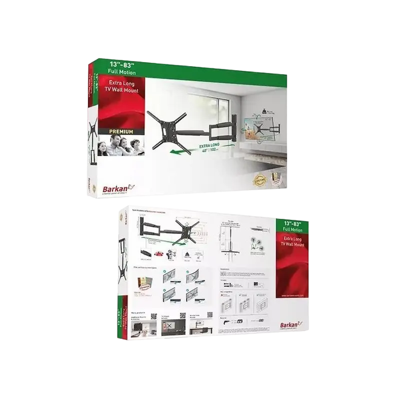 Кронштейн для телевизора BARKAN BM443XL Черный