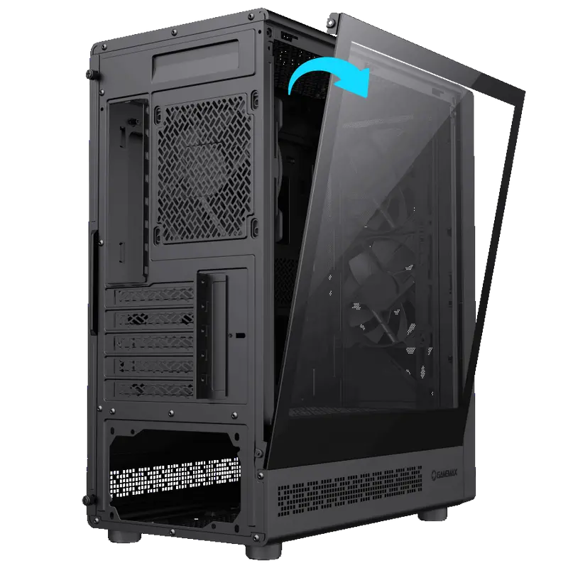 Carcasă PC Gamemax FOCUS MB Mini-Tower Negru