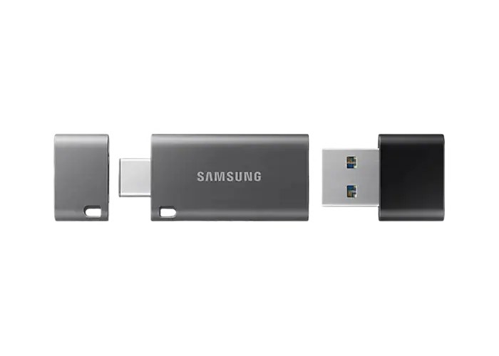 USB Flash накопитель Samsung DUO Plus 32ГБ Черный/Серый
