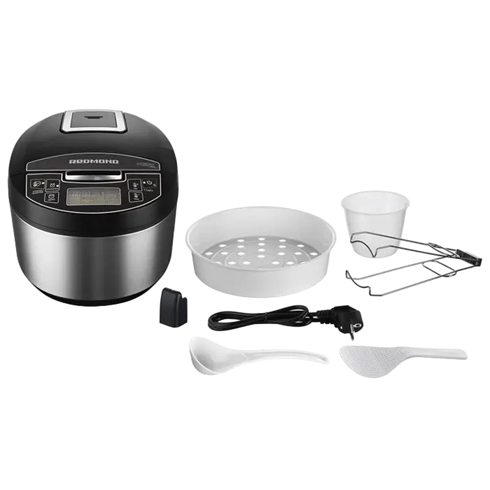 Мультиварка Redmond RMC-M4512 Черный/ Нержавеющая Сталь