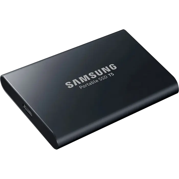 Внешний портативный SSD накопитель Samsung T5 2 ТБ Чёрный