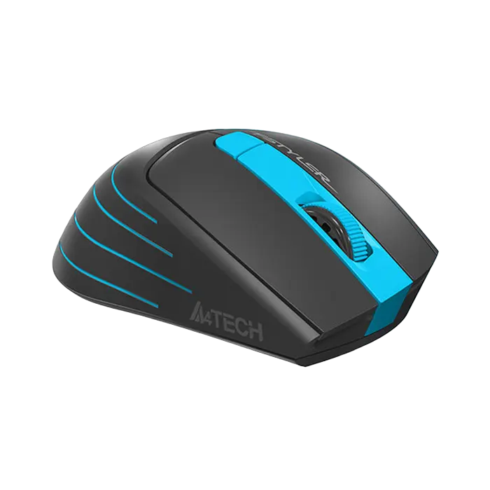 Беcпроводная мышь A4Tech FG30S Беспроводное Серый/Синий