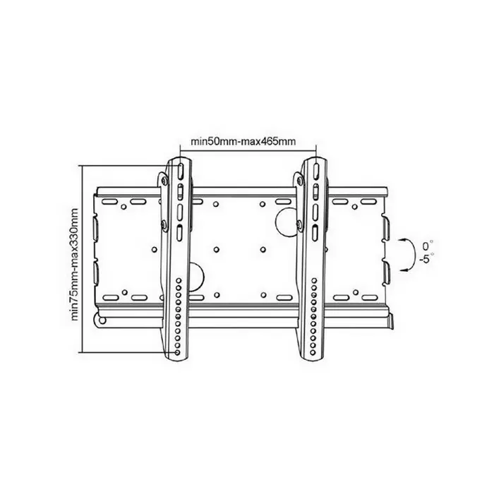 Кронштейн для телевизора Reflecta Plano Flat 37-05 Серебристый