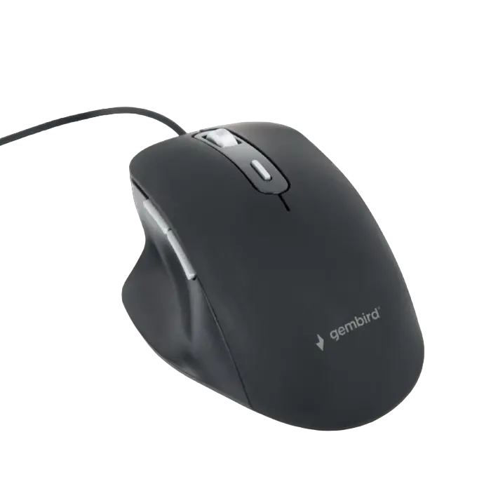 Мышь Gembird MUS-6B-02 Проводное Чёрный