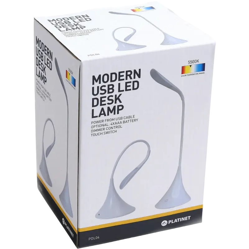 Platinet Desk Lamp 3,5W Flexible Белый