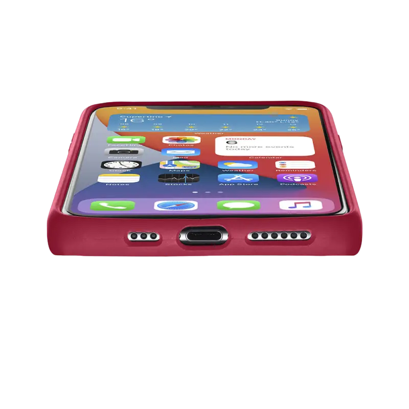 Husă Cellularline Apple iPhone 12 mini Sensation Sensation Roșu