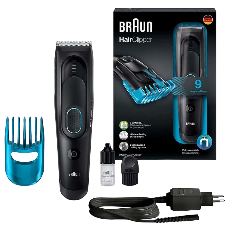 Машинка для стрижки Braun HC5010 Чёрный
