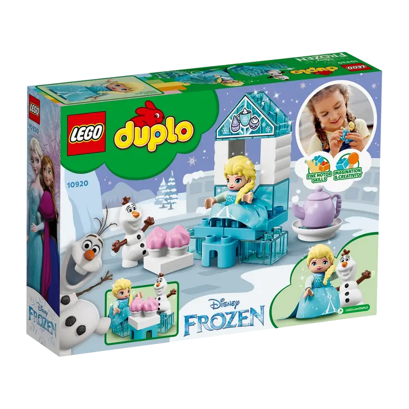 Constructor LEGO Elsa and Olaf's Tea Party Albastru