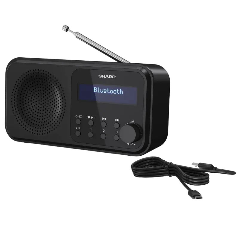 Radio portabil Sharp DR-P420BKV01 Negru