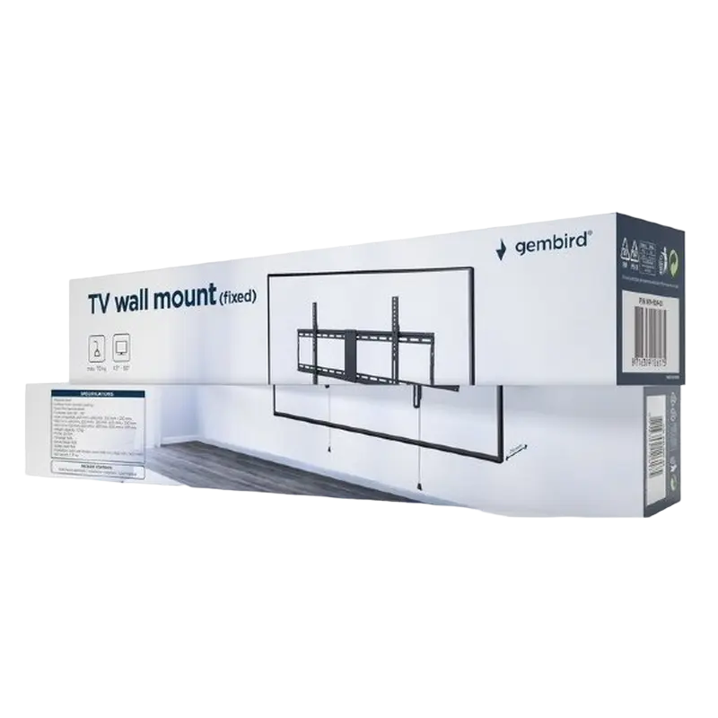 Кронштейн для телевизора Gembird WM-90F-01 Черный