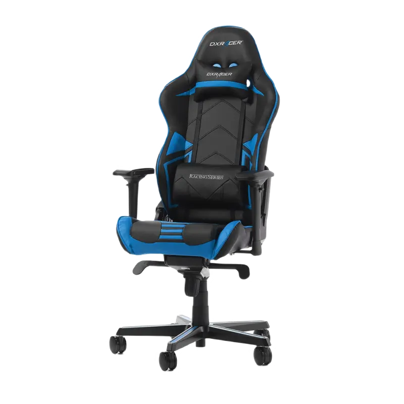 Scaun Gaming DXRacer Racing GC-R131-NB PU Piele Negru/Albastru