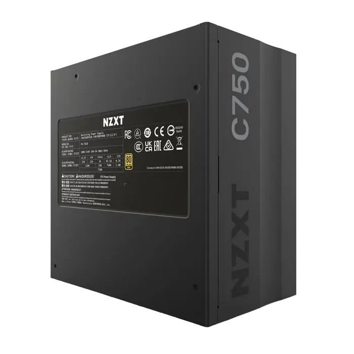 Tip Блок питания для компьютеров NZXT C750 ATX Черный