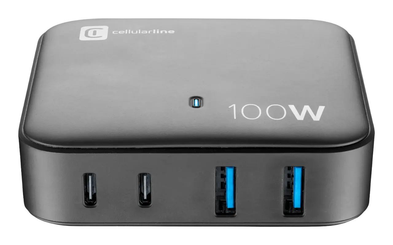 Încărcător Cellularline Charger GAN Negru