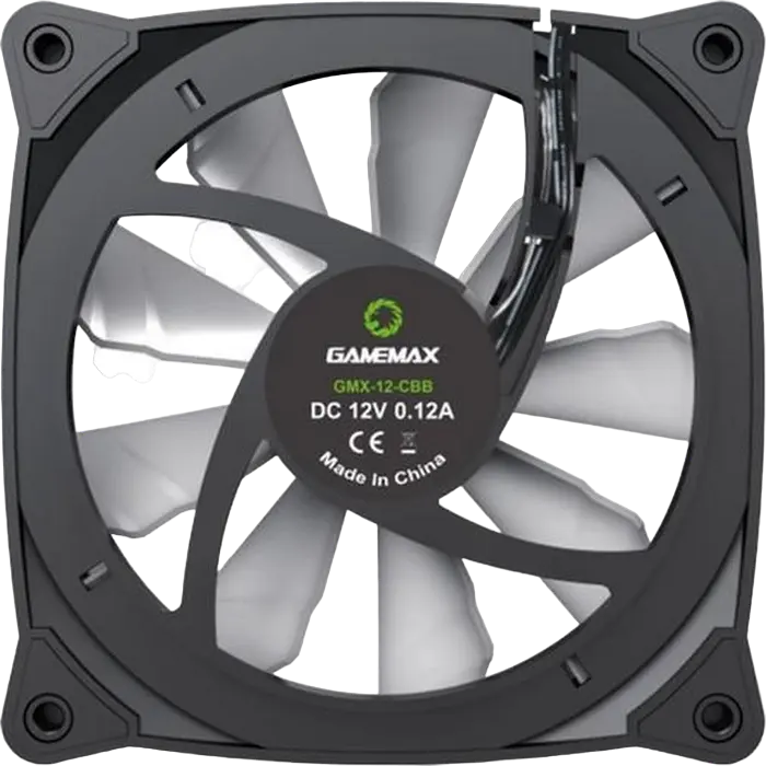 Вентилятор для ПК Gamemax GMX-12-CBB 120 мм Черный