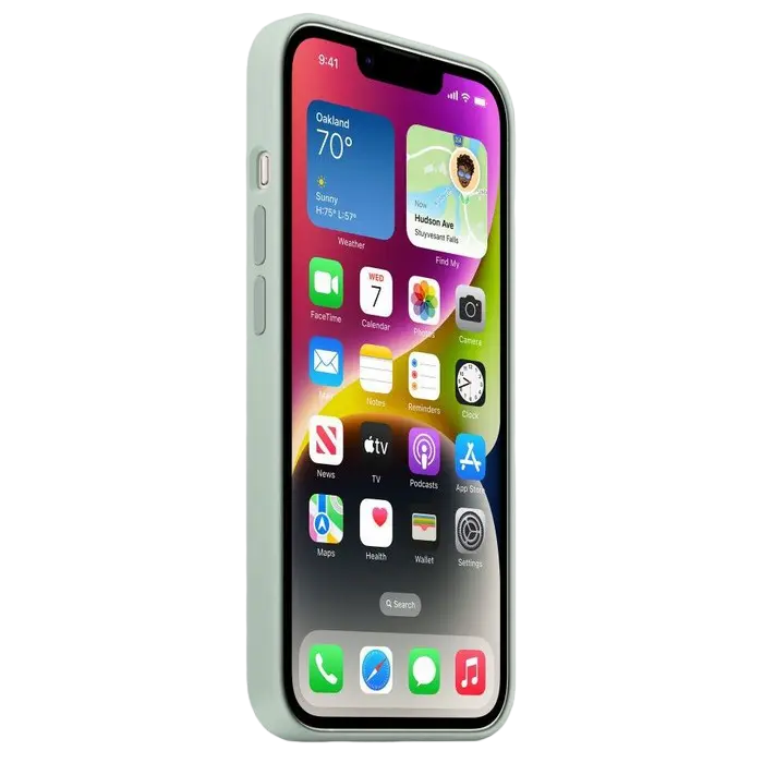 Чехол Apple iPhone 14 Plus Silicone Case MagSafe A2911 MagSafe Оливковый