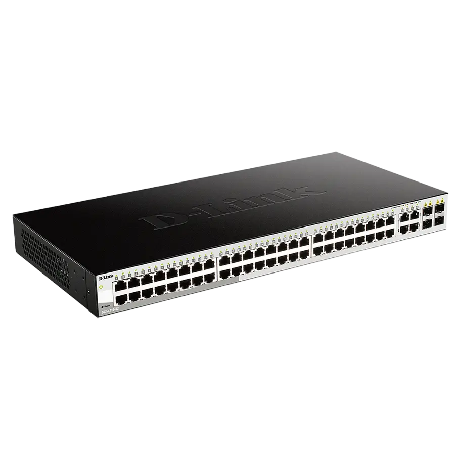 Сетевой коммутатор D-Link DGS-1210-52 Черный