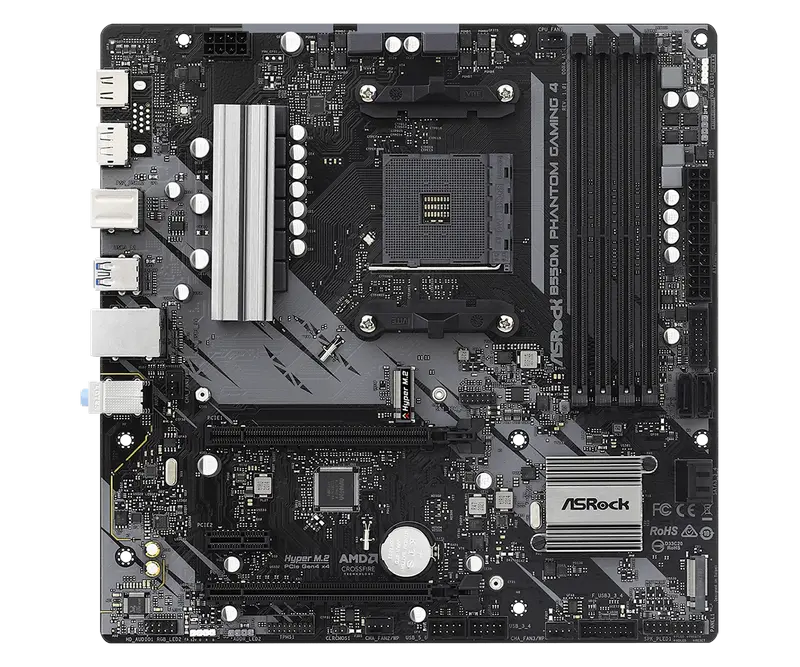 Материнская плата ASRock B550M PHANTOM GAMING 4 AM4 Micro-ATX