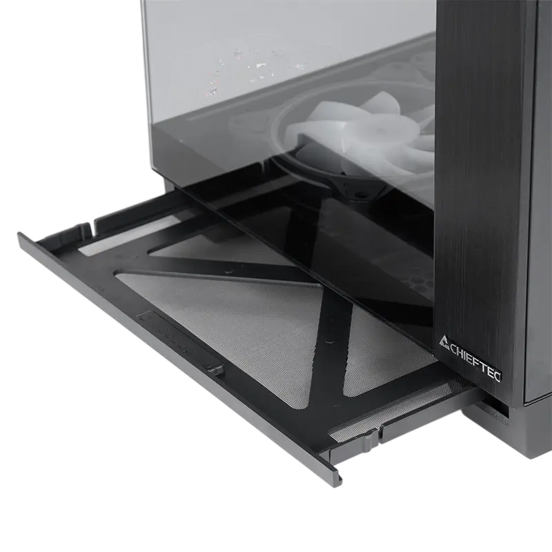 Компьютерный корпус Chieftec GM-30B-TG-OP Midi-Tower Черный