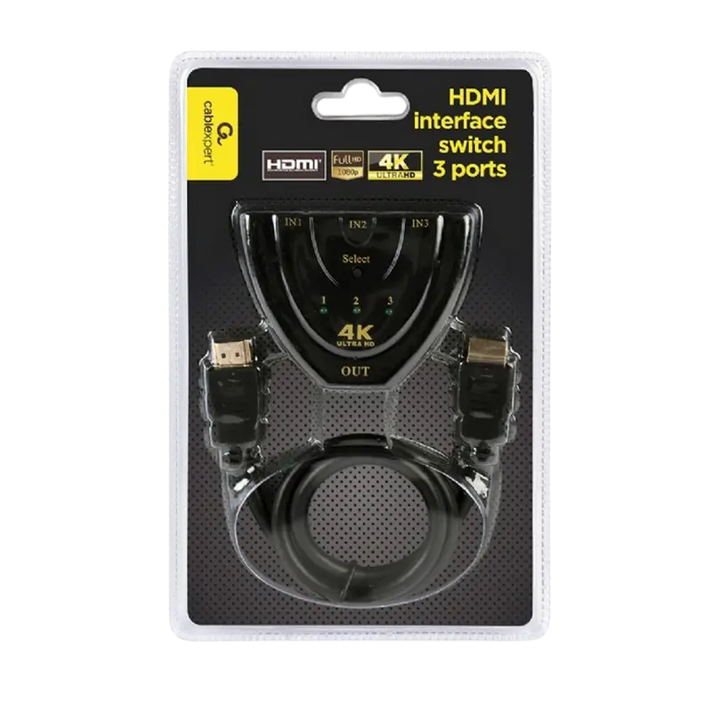 Comutator Cablexpert DSW-HDMI-35 Negru