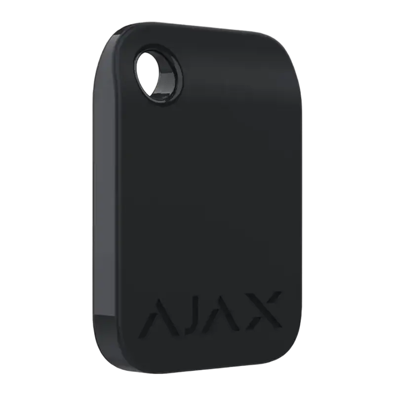 Защищенный бесконтактный брелок Ajax Tag Черный