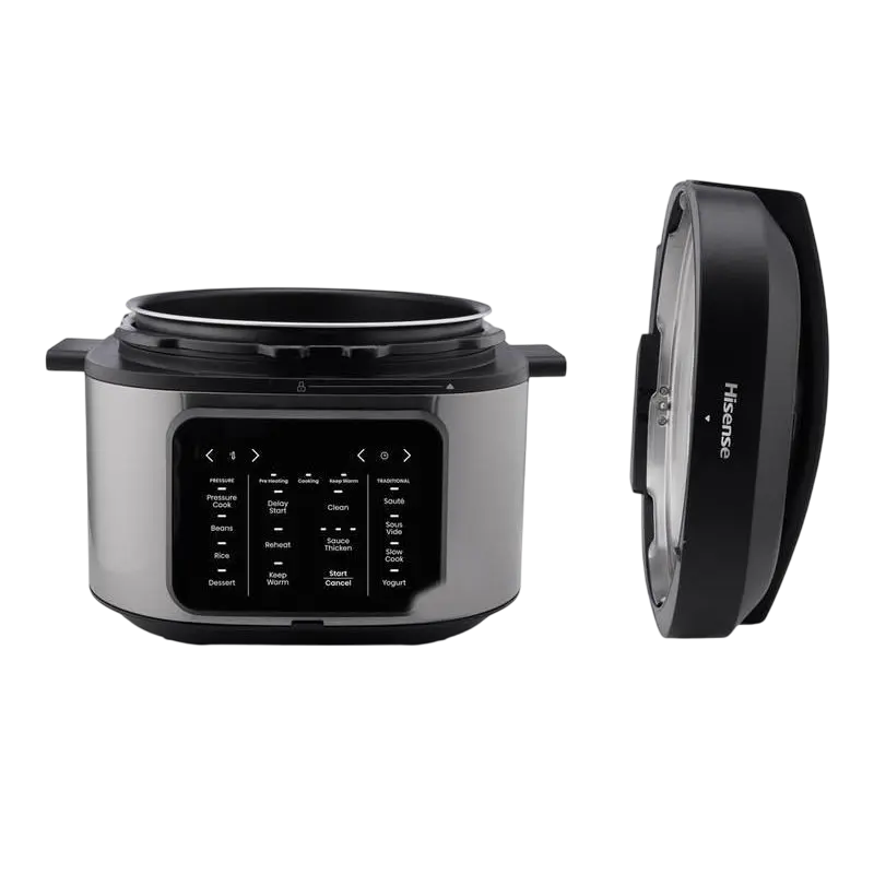 Мультиварка-скороварка Hisense HMC6SBK Чёрный | Нержавеющая сталь