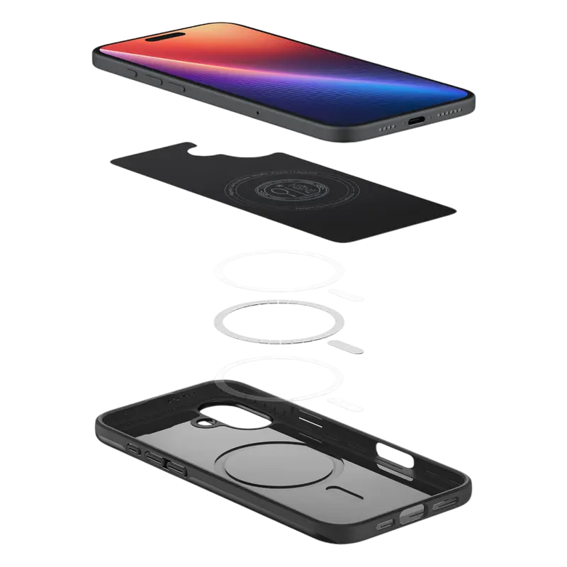 Husă Spigen Apple iPhone 16 Plus Thin Fit Magsafe Thin Fit Mag Magsafe Negru