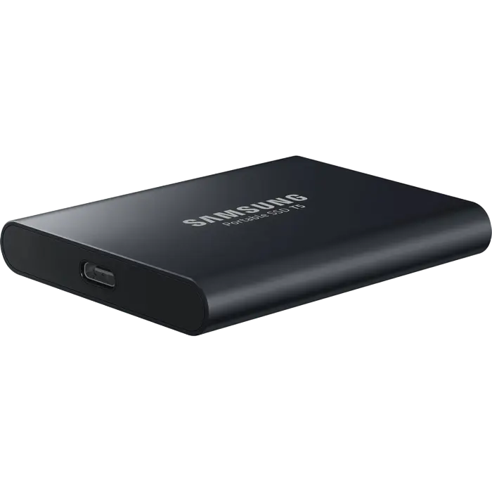 Внешний портативный SSD накопитель Samsung T5 1 ТБ Чёрный