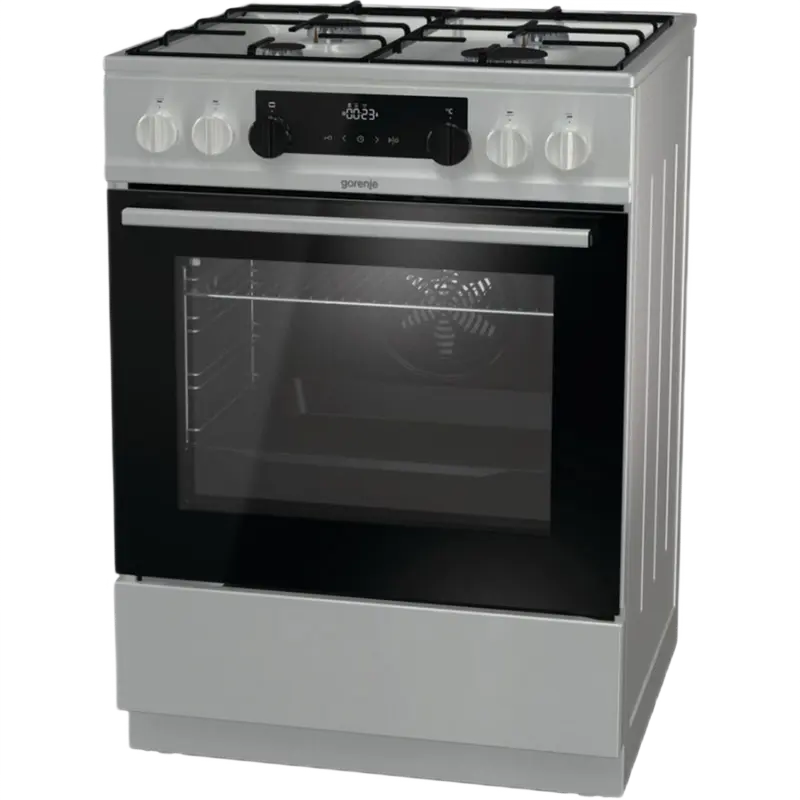 Комбинированная плита Gorenje KS635X Нержавеющая сталь