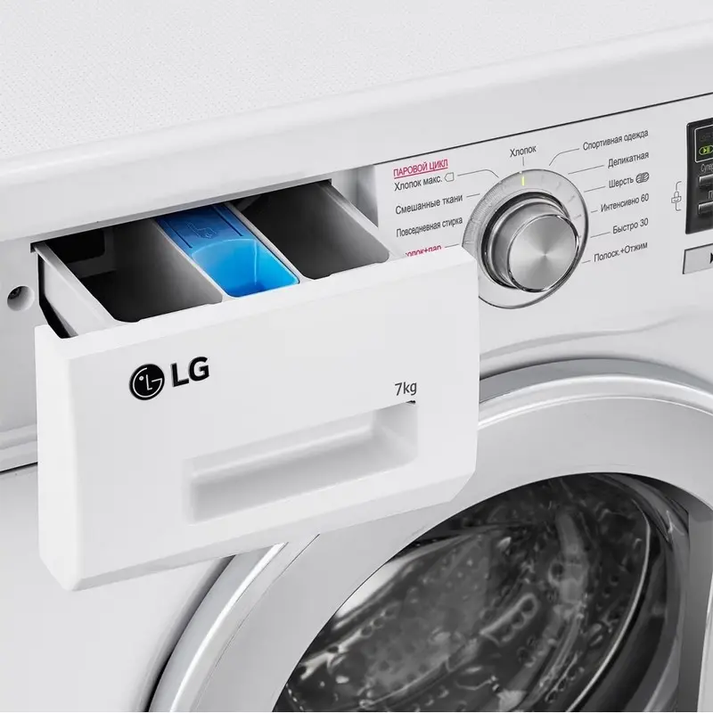 Стиральная машина LG F1296HDS1 Белый