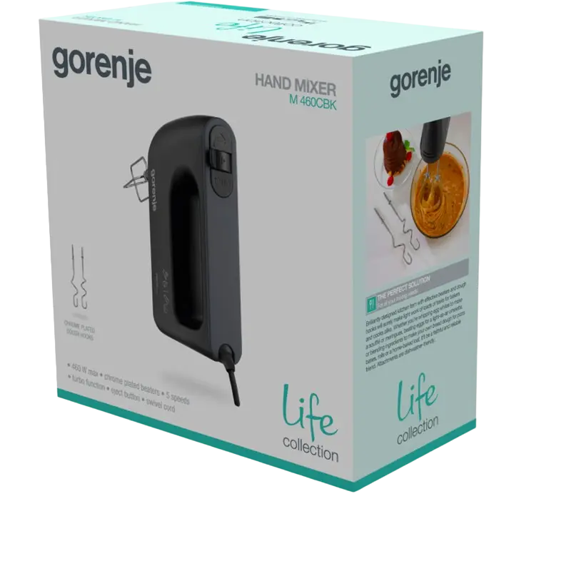 Миксер ручной Gorenje M460CBK Черный