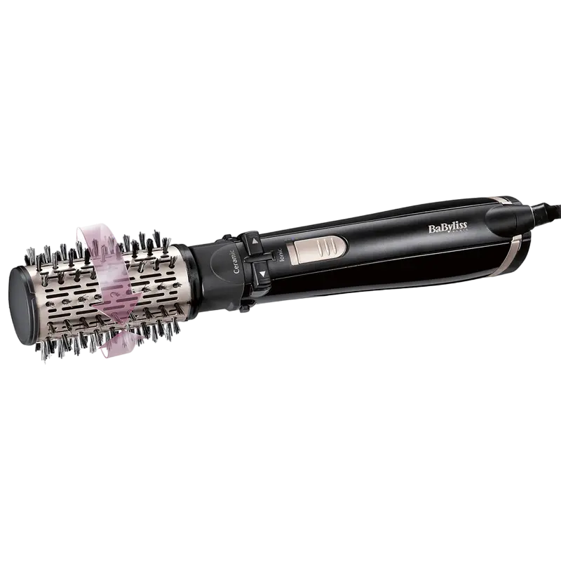 Фен-щётка BaByliss Ionic Airbrush Чёрный