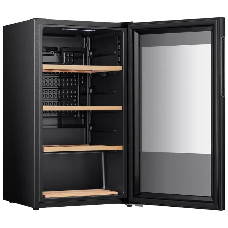 Винный шкаф RW12D4NWG0 Hisense Черный