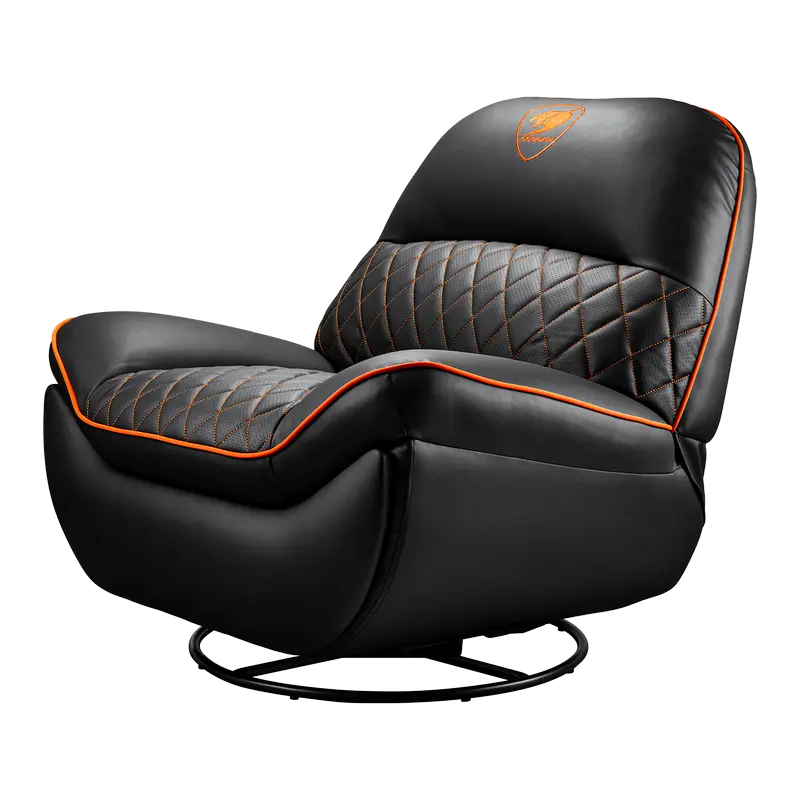 Игровое кресло Cougar Overlord Искусственная кожа Черный | Оранжевый