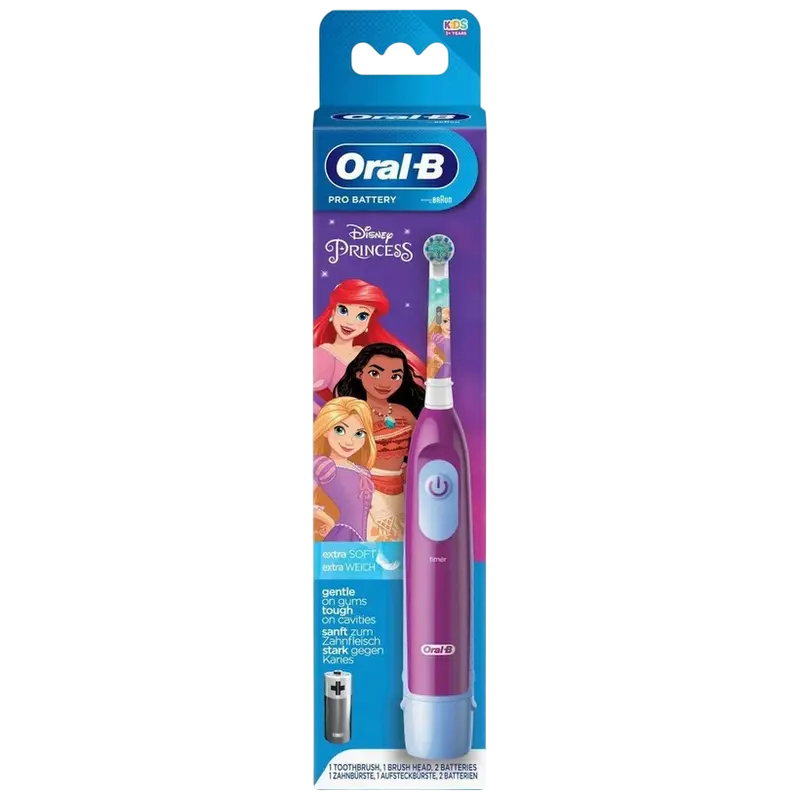 Электрическая зубная щетка Для детей Braun Stages Power Princess Фиолетовый | Синий