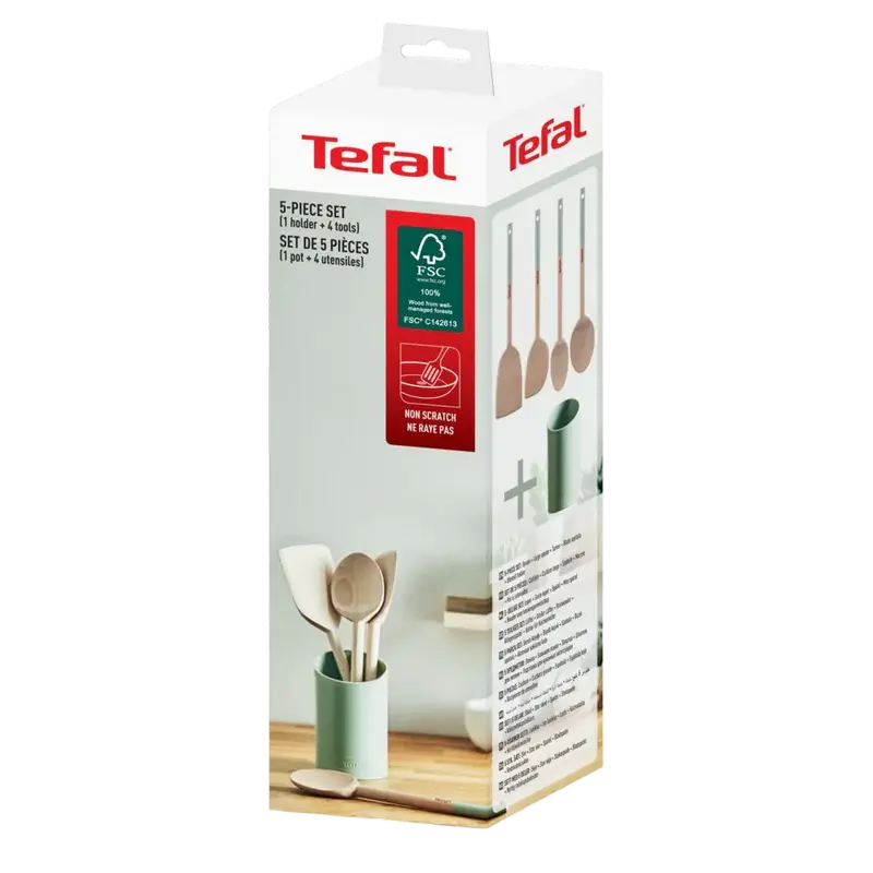 Set de ustensile de bucătărie Tefal K270S504 Bej