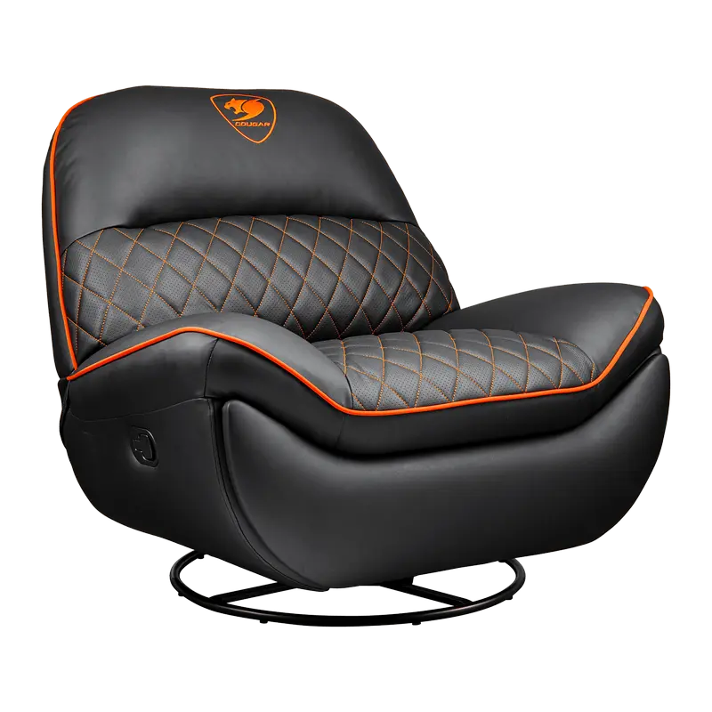 Игровое кресло Cougar Overlord Искусственная кожа Черный | Оранжевый